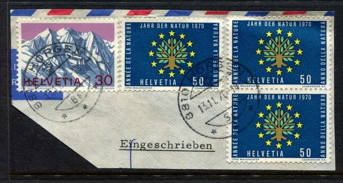 Switzerland - Used on Piece