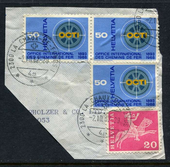 Switzerland - Used on Piece