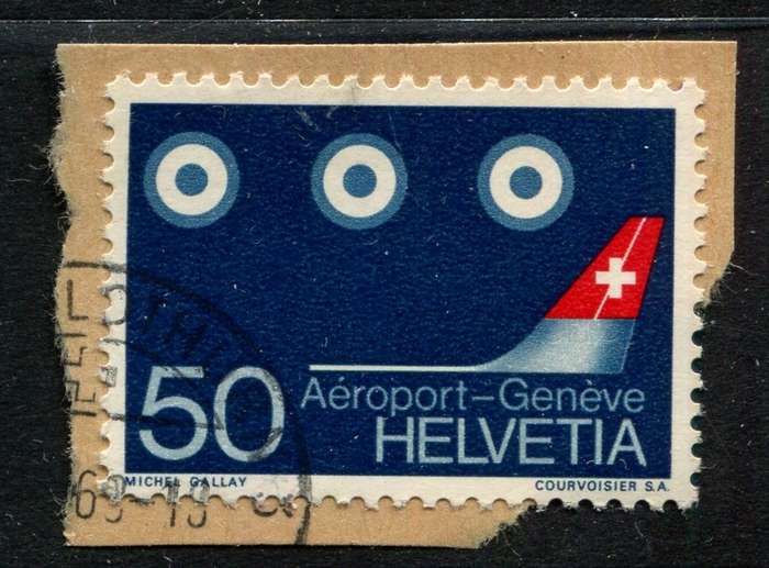 Switzerland - Used on Piece