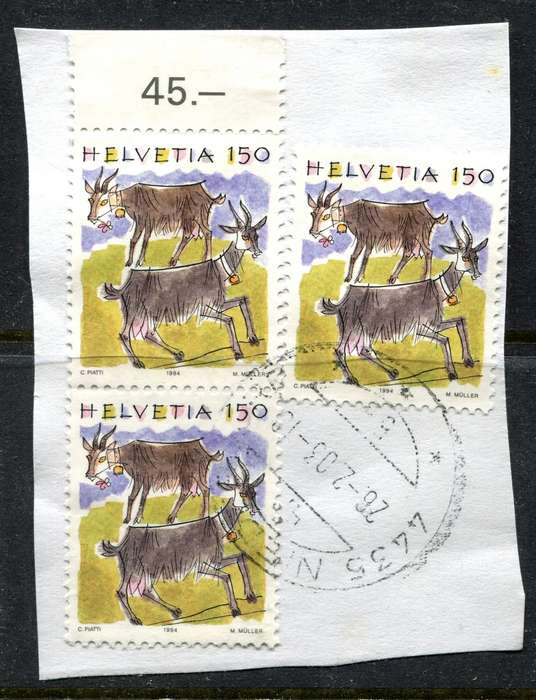 Switzerland - Used on Piece