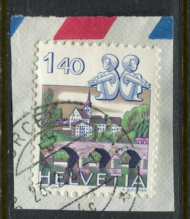 Switzerland - Used on Piece