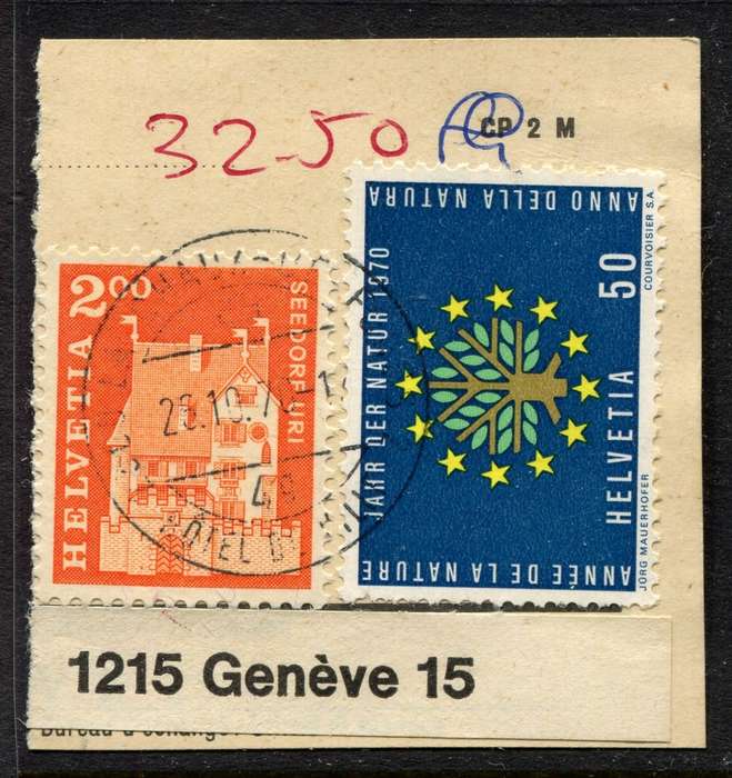 Switzerland - Used on Piece