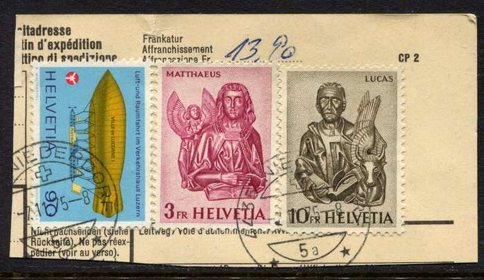 Switzerland - Used on Piece
