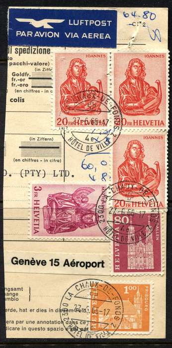 Switzerland - Used on Piece