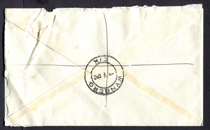 RSA - Cover Registered At Wynberg K/C Post Office