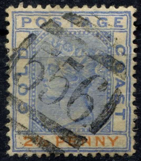 Gold Coast - 1884 - Used