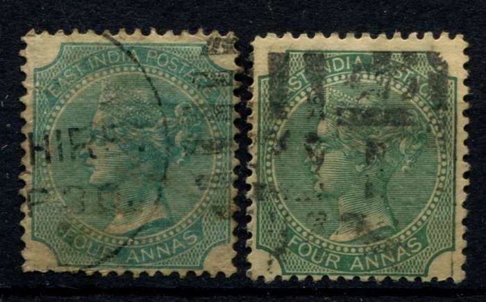 India - 1866 - Used