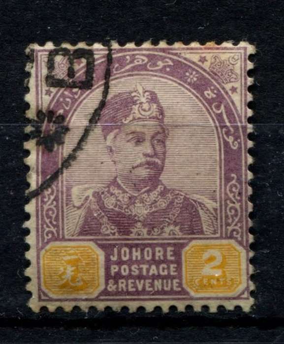 Johore - 1891 - Used