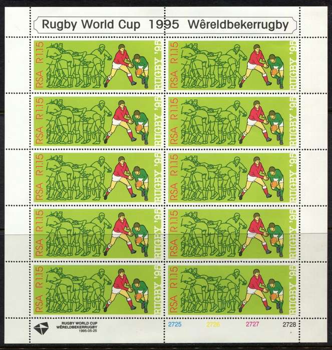 RSA - Sheet of 10 - 1995 - MNH