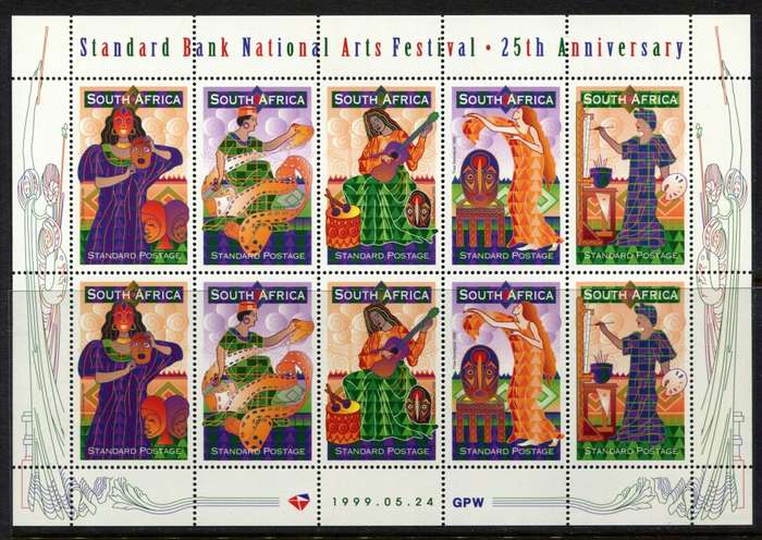 RSA - Sheet of 10 - 1999 - MNH