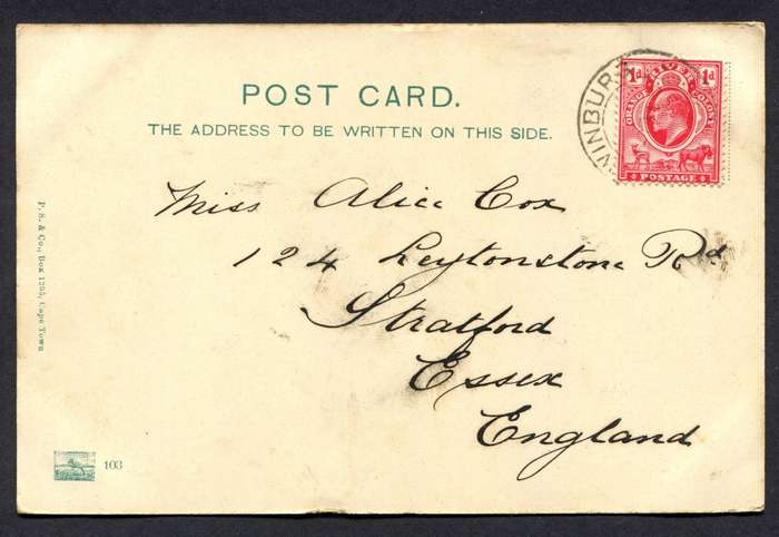 Orange River Colony - Post Card