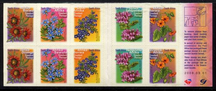 RSA - Booklet Dated 2008/09/01 - MNH