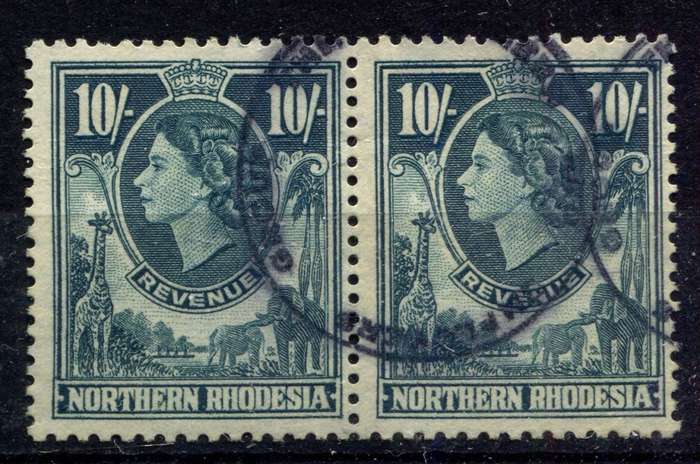 Northern Rhodesia - Revenue - 1955 - Used