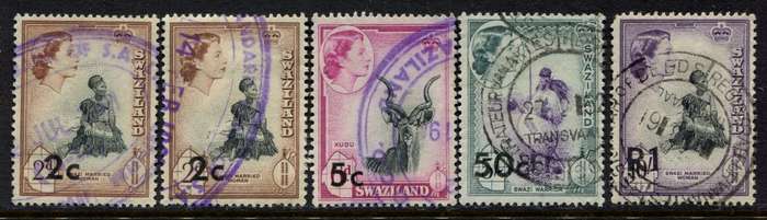 Swaziland - 1961 - Fiscally Used