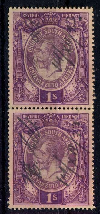 Union of SA - Revenue - 1913 - Used