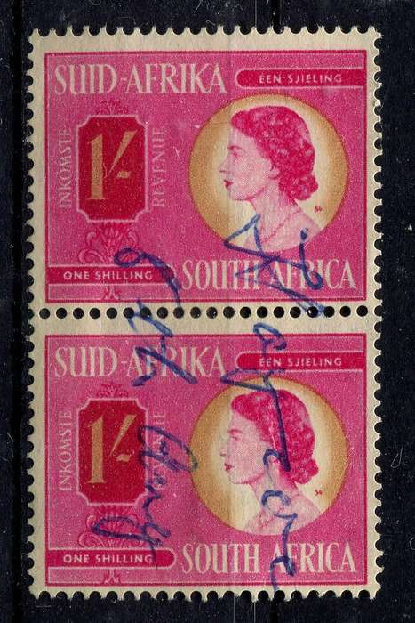 Union of SA - Revenue - 1954 - Used