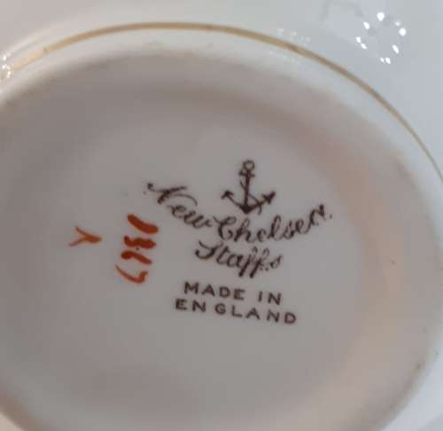 VINTAGE 1930s CHELSEA STAFFS PORCELAIN CREAMER / MILK JUG