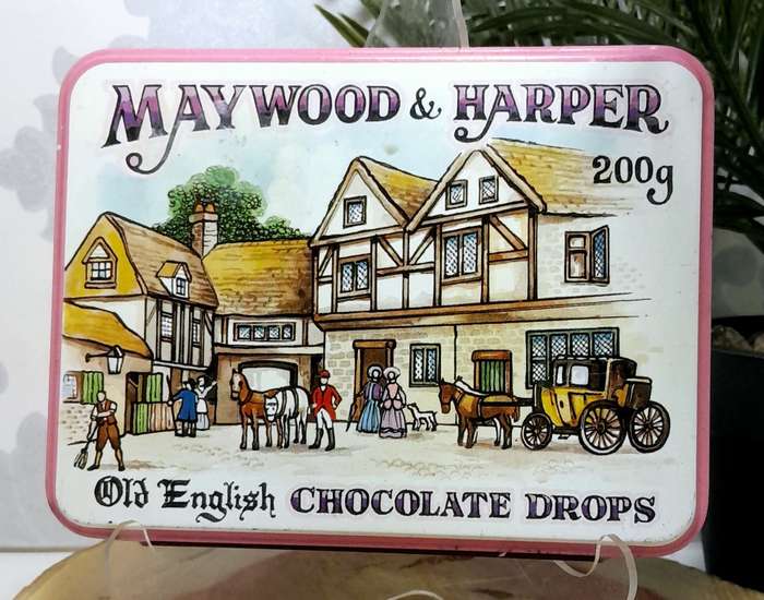 Collectable Vintage Maywood & Harper Chocolate Tin