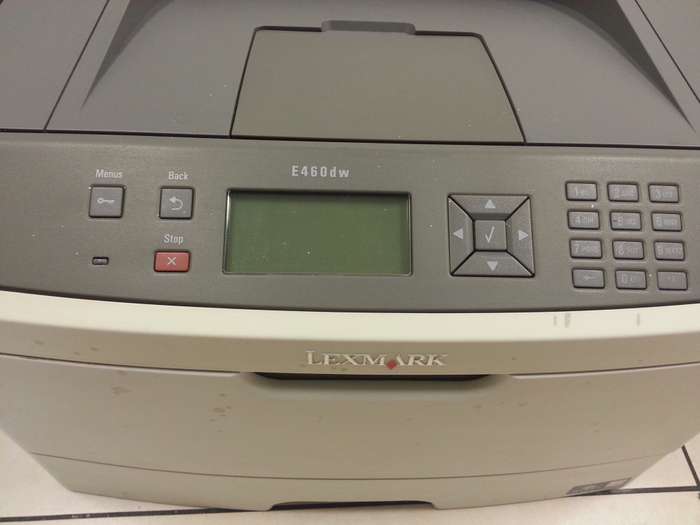 Lexmark E460DN Mono Laser Printer Prints in black and white only  Refurbished