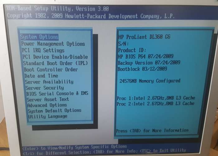 HP ProLiant DL360 G6 Gen6 Server 2x Xeon X5550 @2.67GHz 24GB