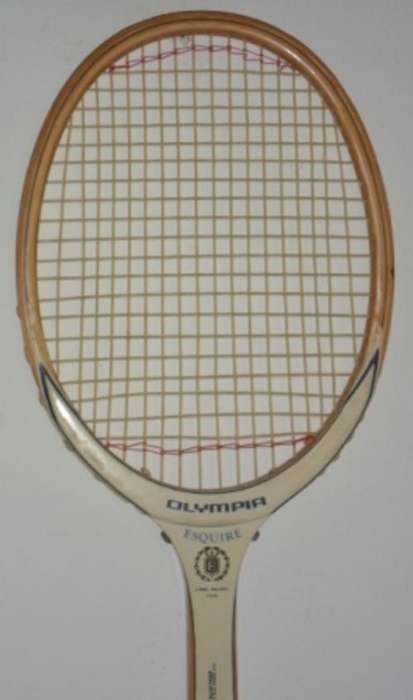 Vintage Oympia Esquire M 4 5/8", Ash Wood Tennis Racket