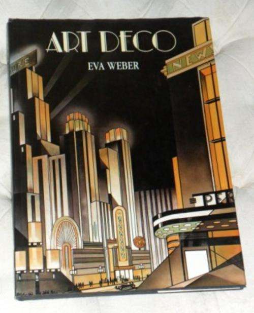 Large, rare, first edition "Art Deco" coffee table book by Eva Weber c1989