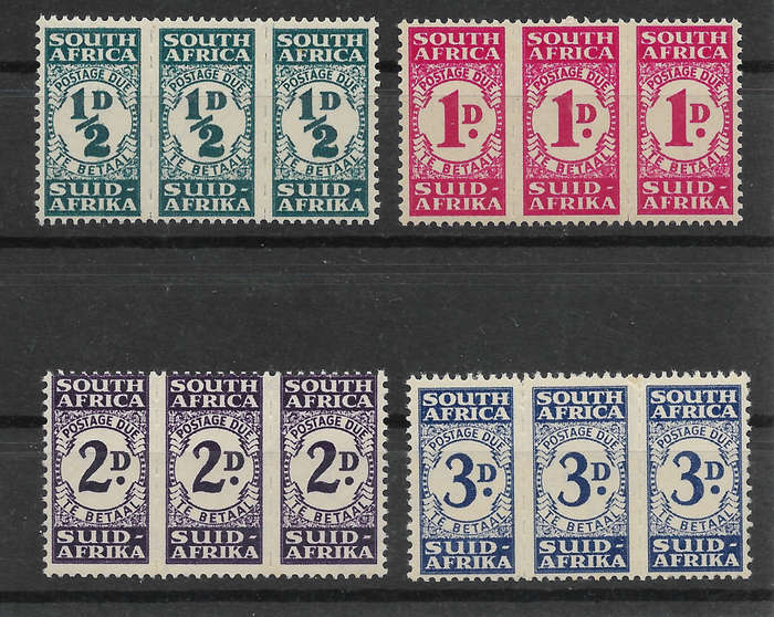 Union of SA - Postage Due 1943 Bantam Issue - CVR1690 - Complete Superb MNH