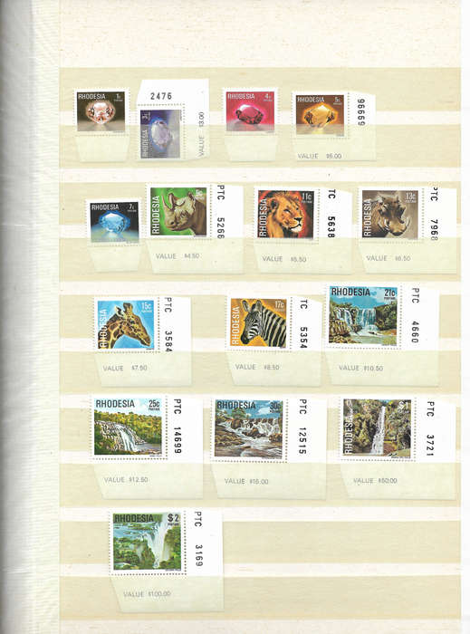 Stock book 16pg (32 sides) second hand KEK with some stamps. Good Condition - See below