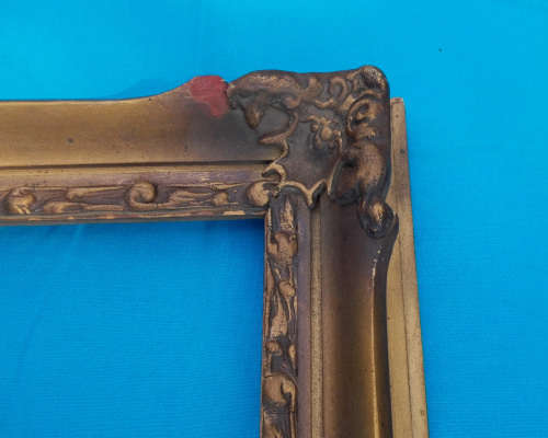 Wooden Frame with gold gilding