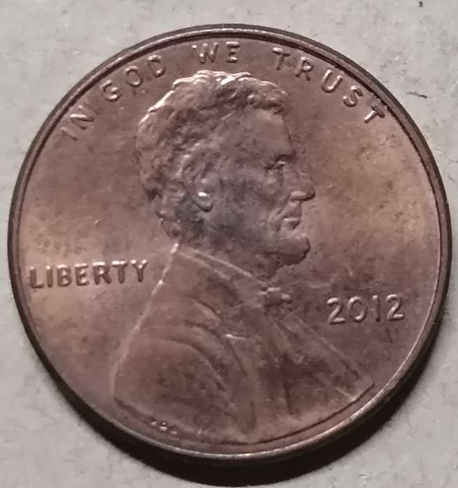 2012 USA 1 Cent