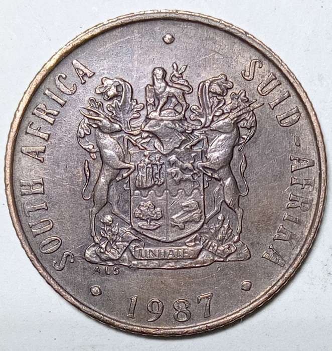 GREAT 1987 TWO CENT - AU (NICE TONING)