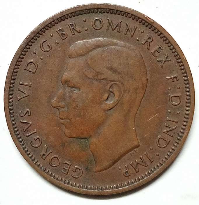 GREAT 1938 GREAT BRITTIAN HALF PENNY