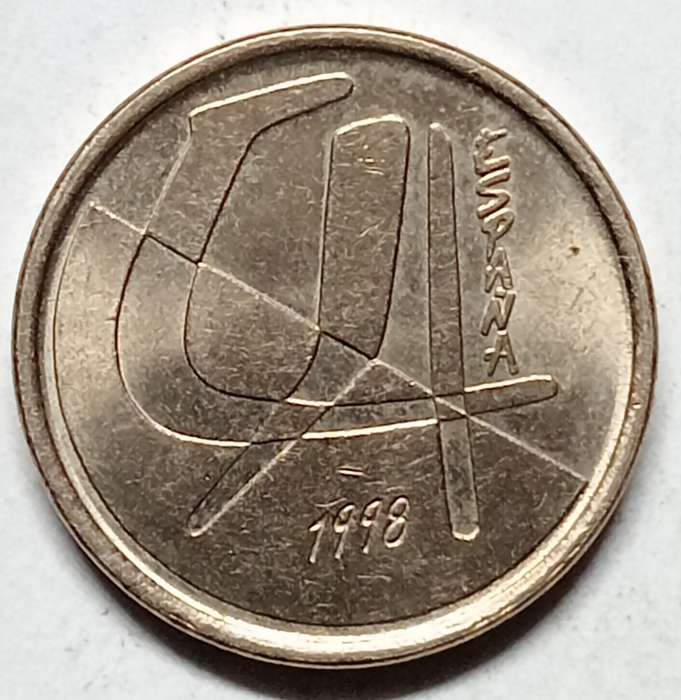 BRILLIANT 1998 5 PESETAS SPAIN - UC