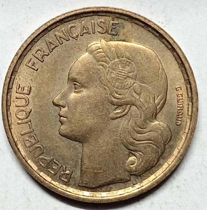 BRILLIANT 1954 France 10 FRANCS - AU