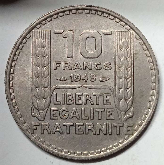 BRILLIANT 1948 France 1O FRANCS - AU