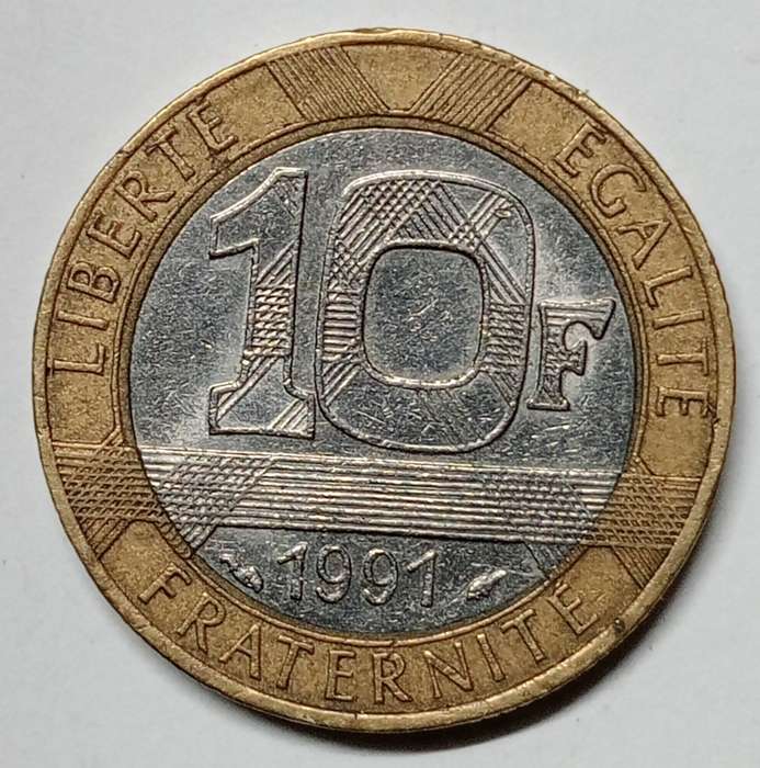FRANCE 10 FRANCS 1991