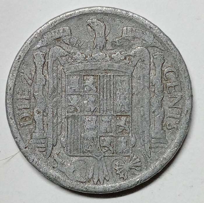 1941 SPAIN 10 Centimos