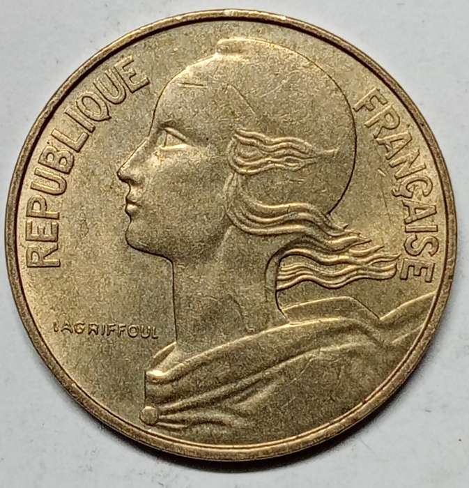 BRILLIANT 1983 10 centimes France - AU