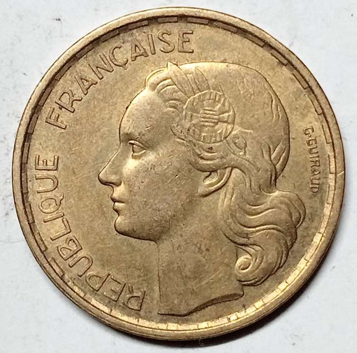 BRILLIANT 1950 France 20 FRANCS - AU