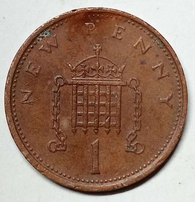 1975 GREAT BRITAIN  1 PENNY / NEW PENCE