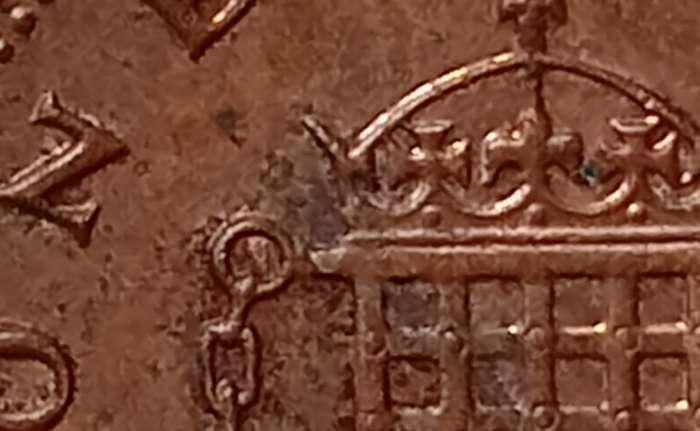2005 GREAT BRITAIN  1 PENNY / NEW PENCE (with errors extra metal)