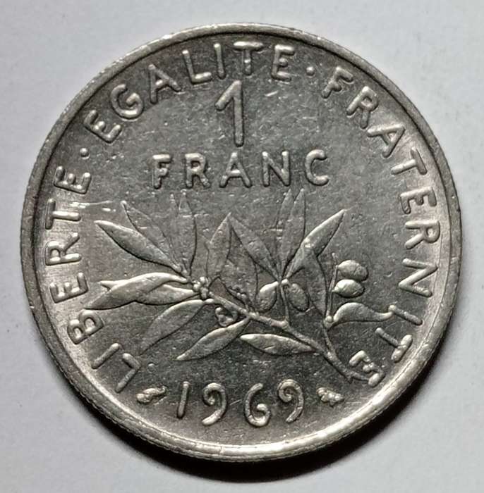 1969 France 1 franc - AU