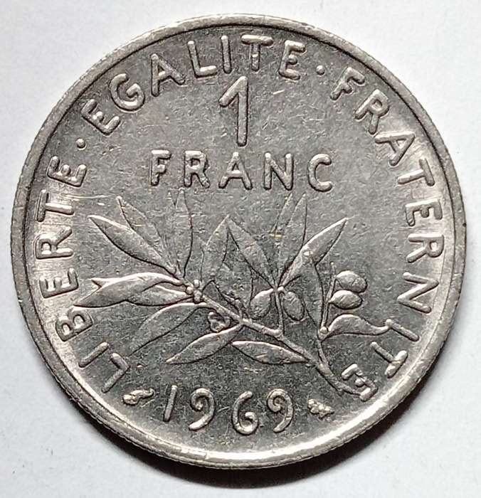 1969 France 1 franc - AU