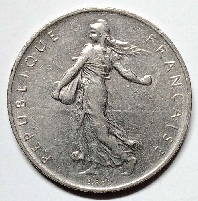 1970 France 1 franc - AU