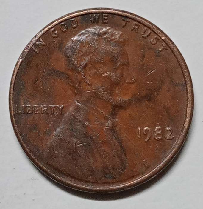 1982 USA 1 CENT -Lincoln Wheat Penny