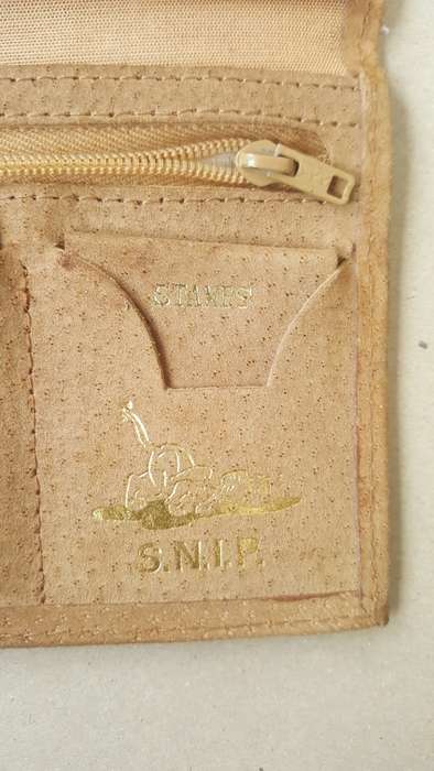 S.N.I.P - Genuine Leather - Wallet With Address And Stamp Booklets