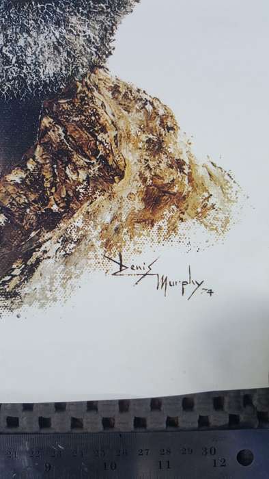 BEAUTIFUL PRINT OF AN OIL PAINTING BY DENIS MURPHY - 1974 (#2)