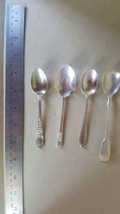 Vintage - Silver Plated - Mixed Lot Of 4 Spoons