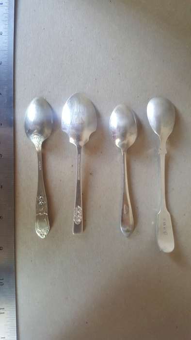 Vintage - Silver Plated - Mixed Lot Of 4 Spoons