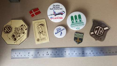 Job Lot - Vintage - Badges And Stickers